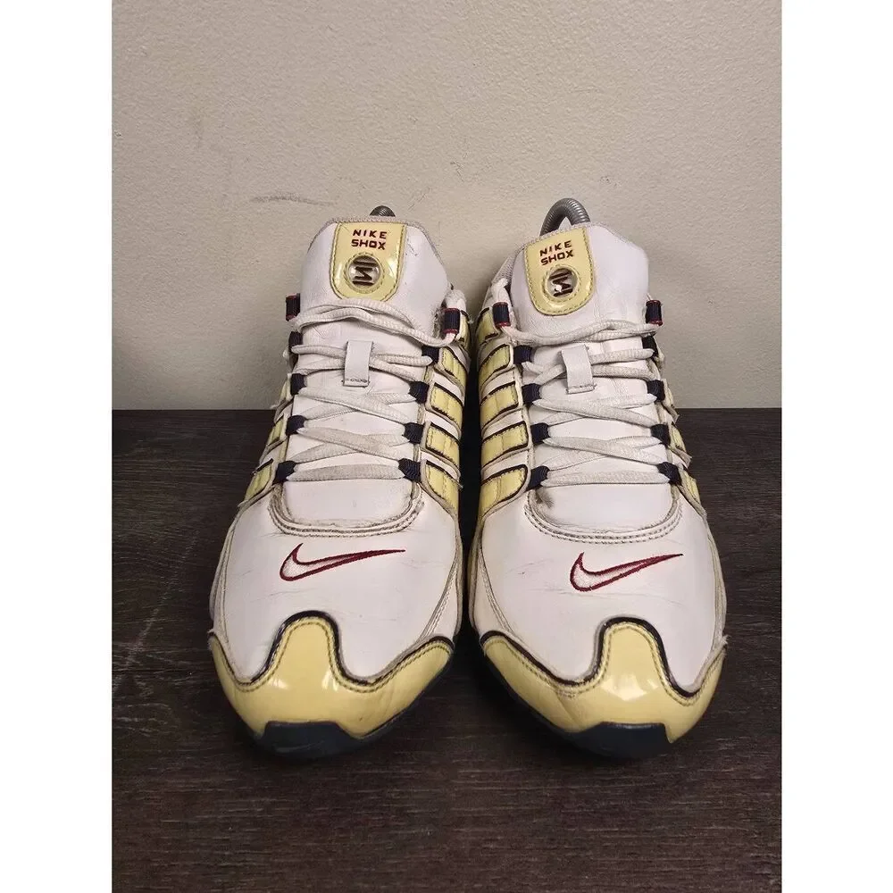 Nike Shox NZ SL Women's Running Shoes US Size 8 White Silver Pink